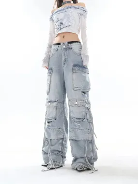 【23s September.】Multi-pocket Cargo Jeans