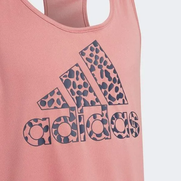 ADIDAS DESIGNED TO MOVE LEOPARD TANK TOP