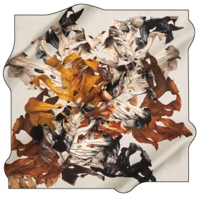 Aker Leaf Turkish Silk Scarf No. 12