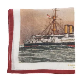 Boglioli HMS Blazer Print Pocket Square