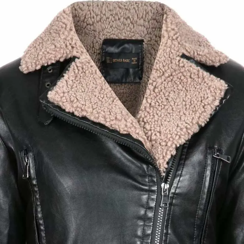 Brown Leather Lammy Jacket Women