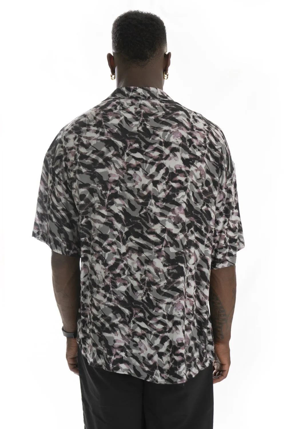 Camicia Manica corta Fantasia Tigrata Art. Cm204