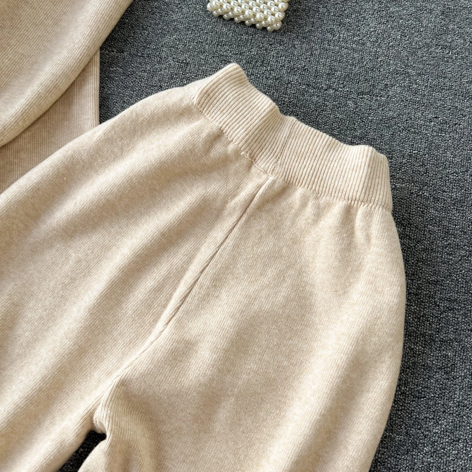 Cardigan&Vest&Trousers Knitted 3Pcs