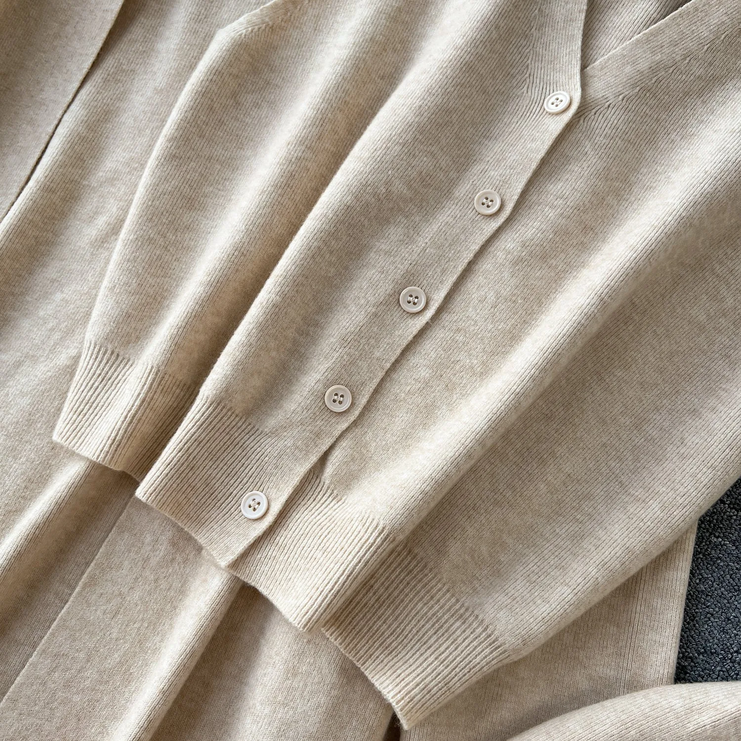 Cardigan&Vest&Trousers Knitted 3Pcs