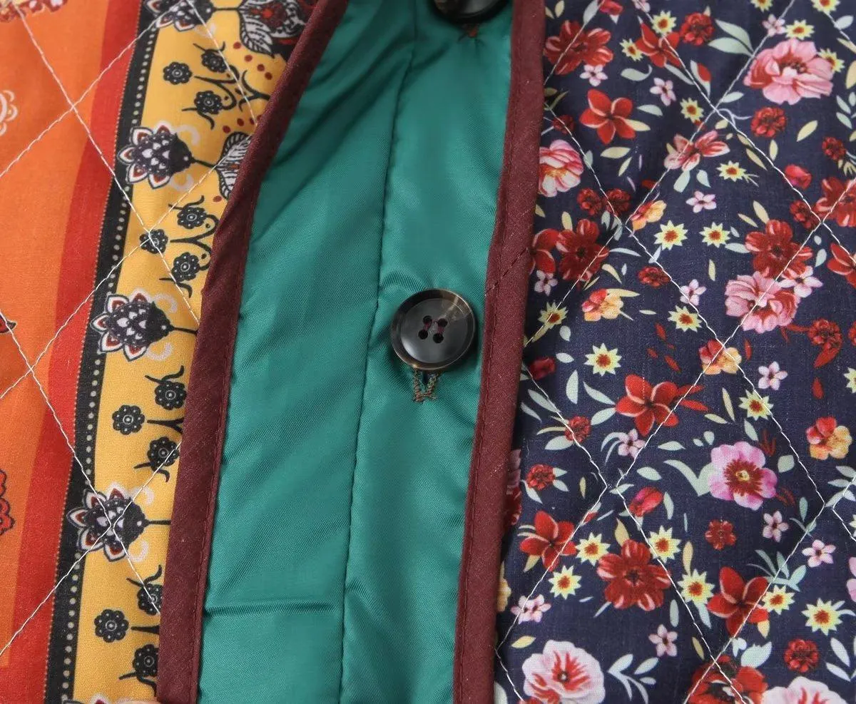Chic Vintage Cotton Puffer Coat - Timeless Winter Style