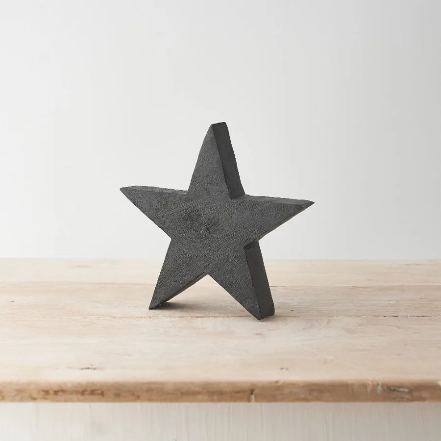 Chunky Black Star, 20cm