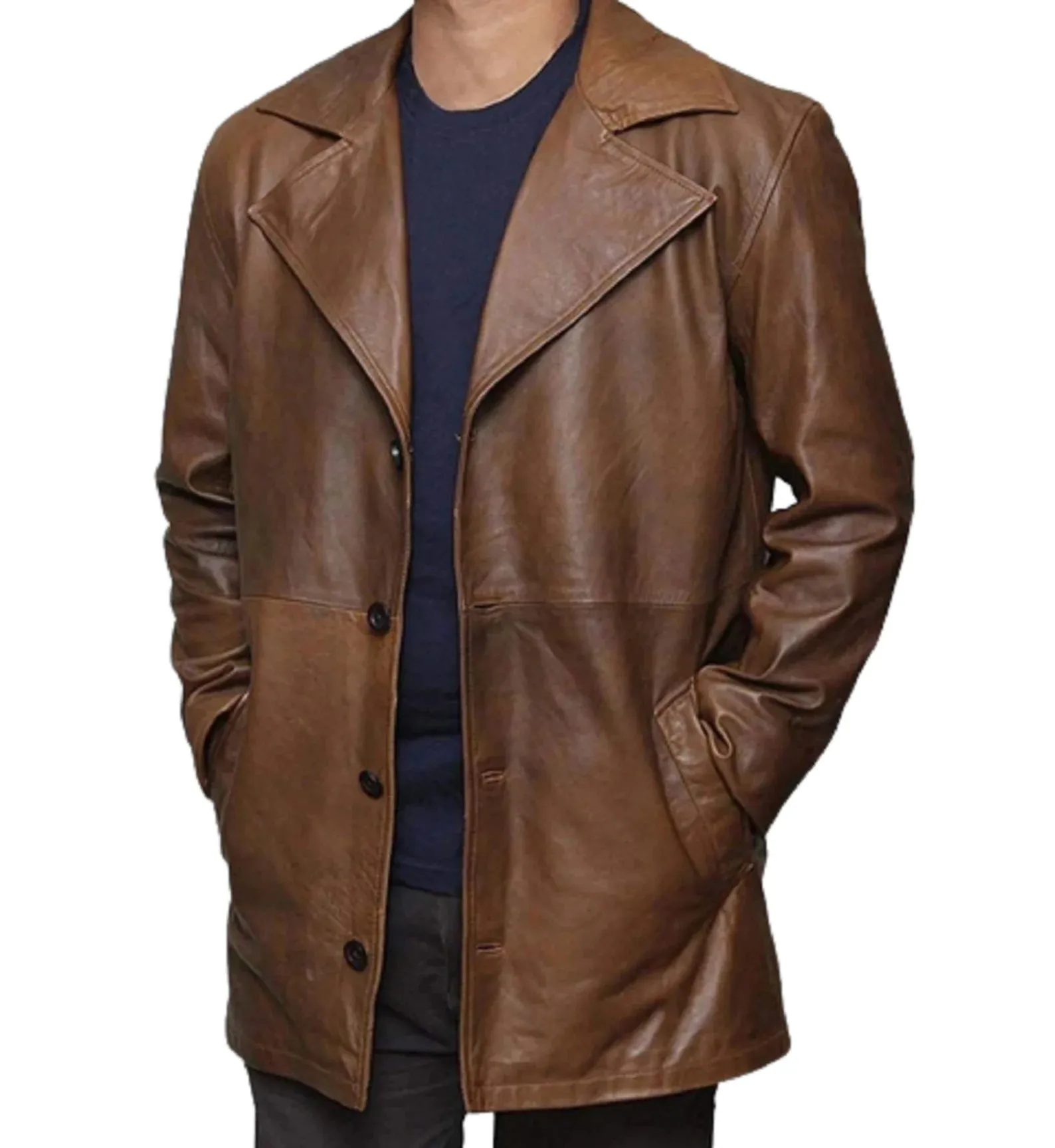 Classic Button Up Mid Length Jacket