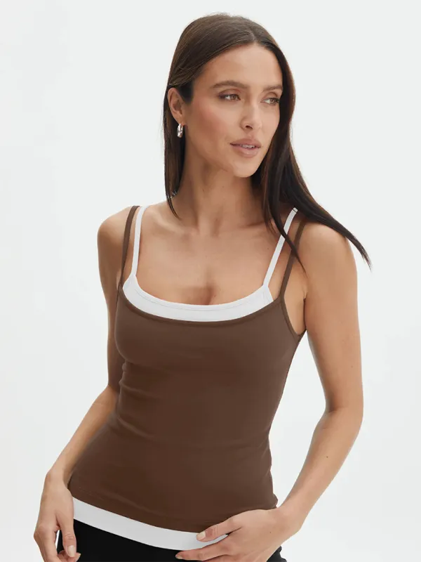 Dual-Strap Athletic Top - Workout Cami