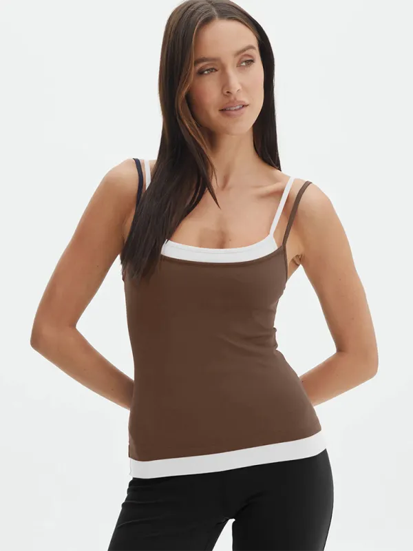 Dual-Strap Athletic Top - Workout Cami