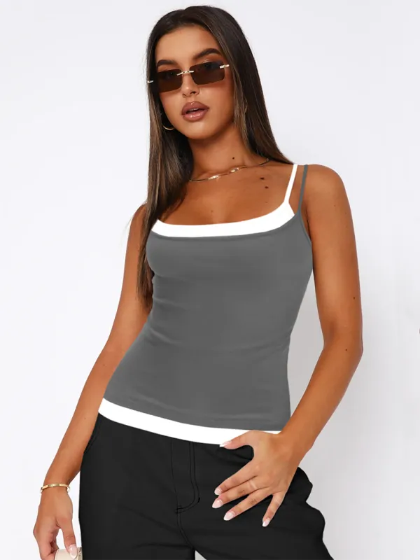 Dual-Strap Athletic Top - Workout Cami