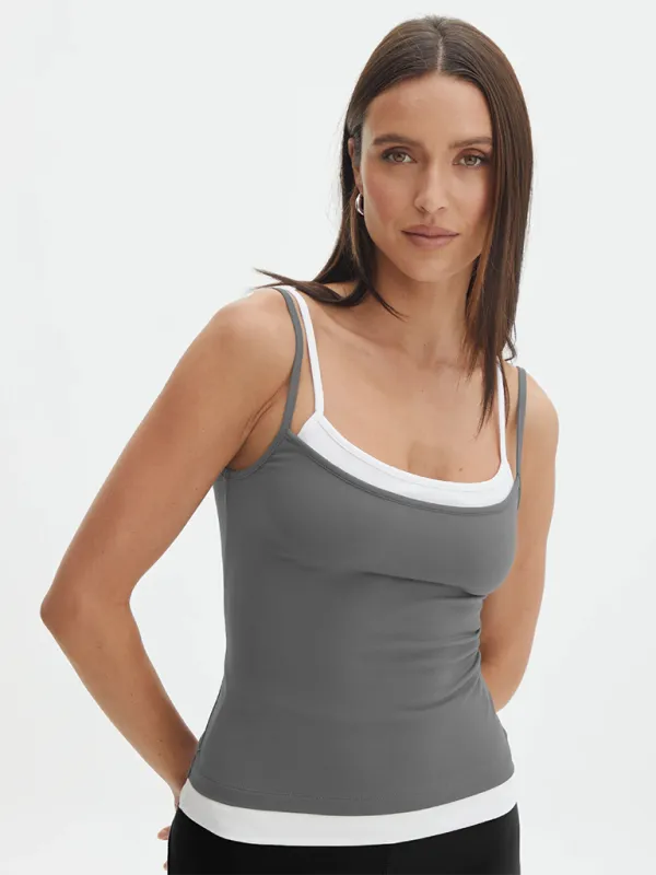 Dual-Strap Athletic Top - Workout Cami