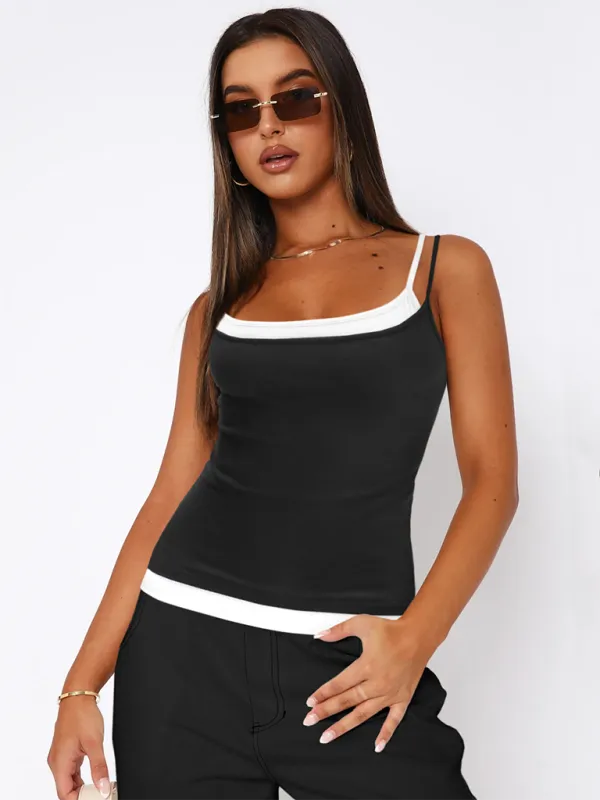 Dual-Strap Athletic Top - Workout Cami