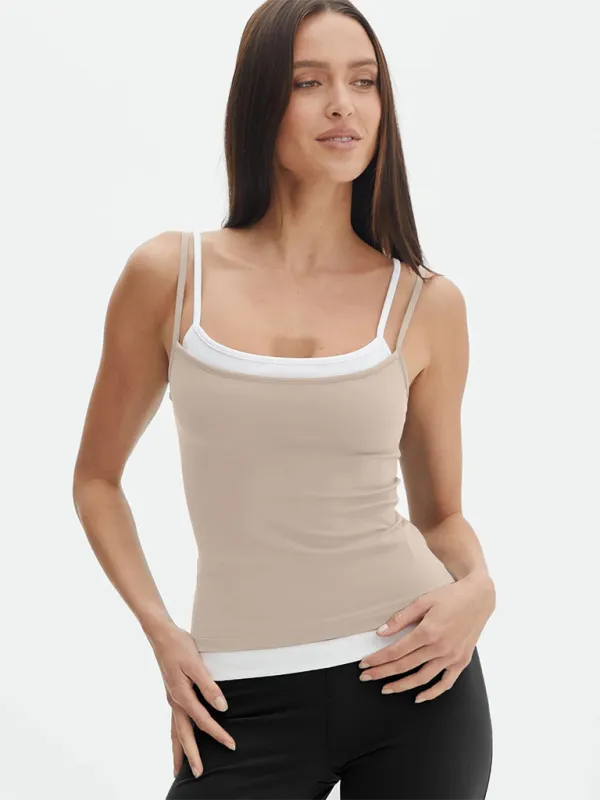 Dual-Strap Athletic Top - Workout Cami