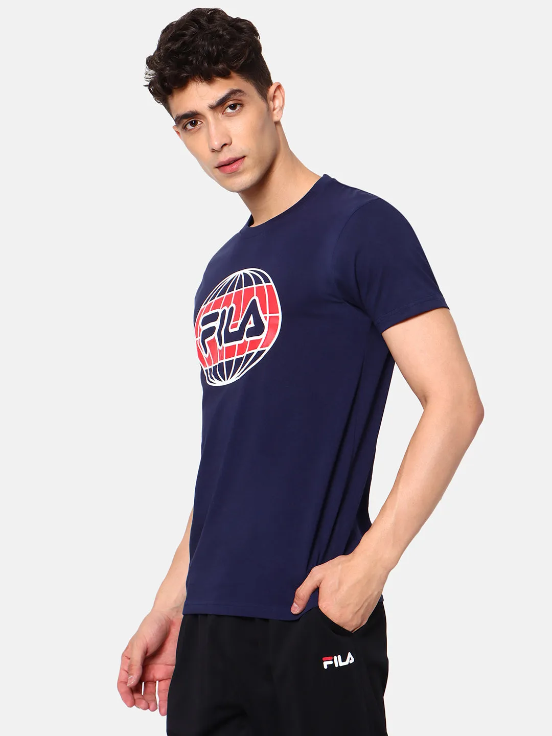 Fila Peacoat Laveer Men's Graphic T-Shirt