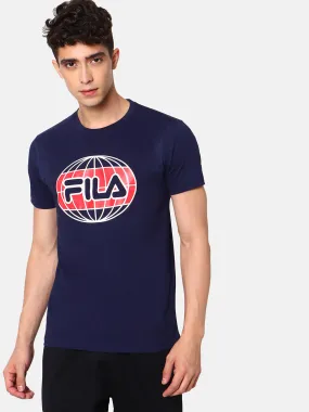 Fila Peacoat Laveer Men's Graphic T-Shirt