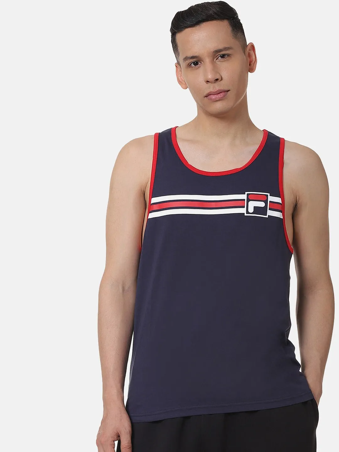 Fila Peacoat Quillan Men's Graphic T-Shirt