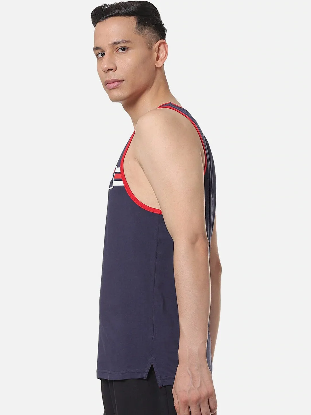 Fila Peacoat Quillan Men's Graphic T-Shirt