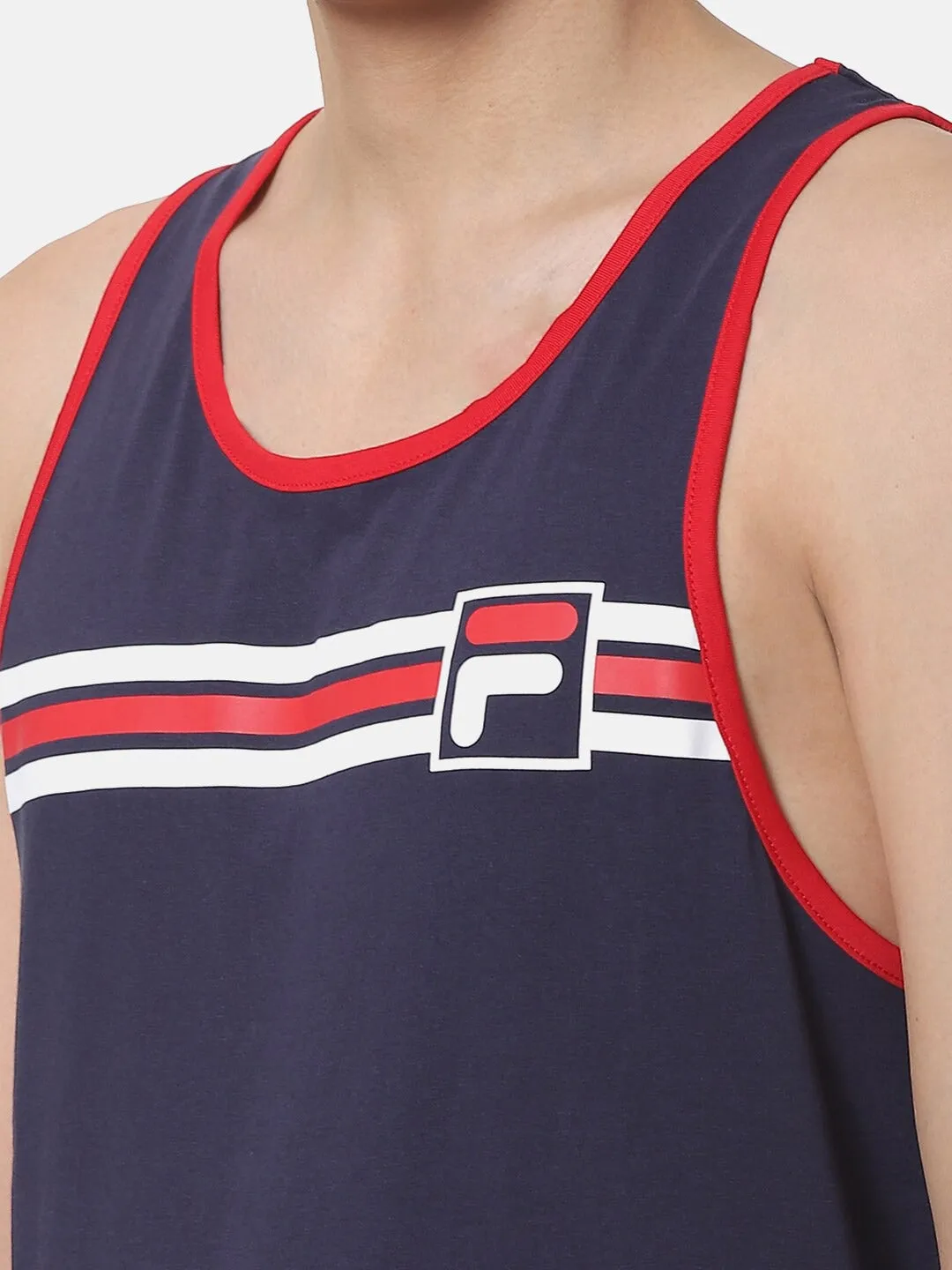Fila Peacoat Quillan Men's Graphic T-Shirt