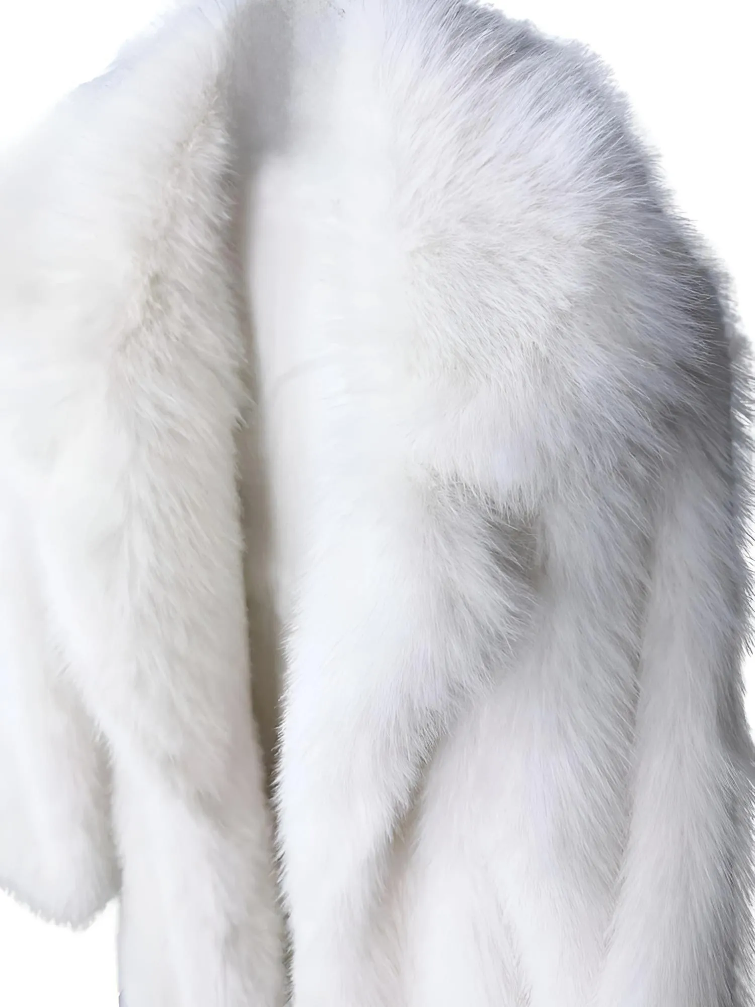 Fluffy Super Long Fur Coats Women's Jacket Winter Lapel Thick Faux Fur Coats Jacket for Women Outerwear