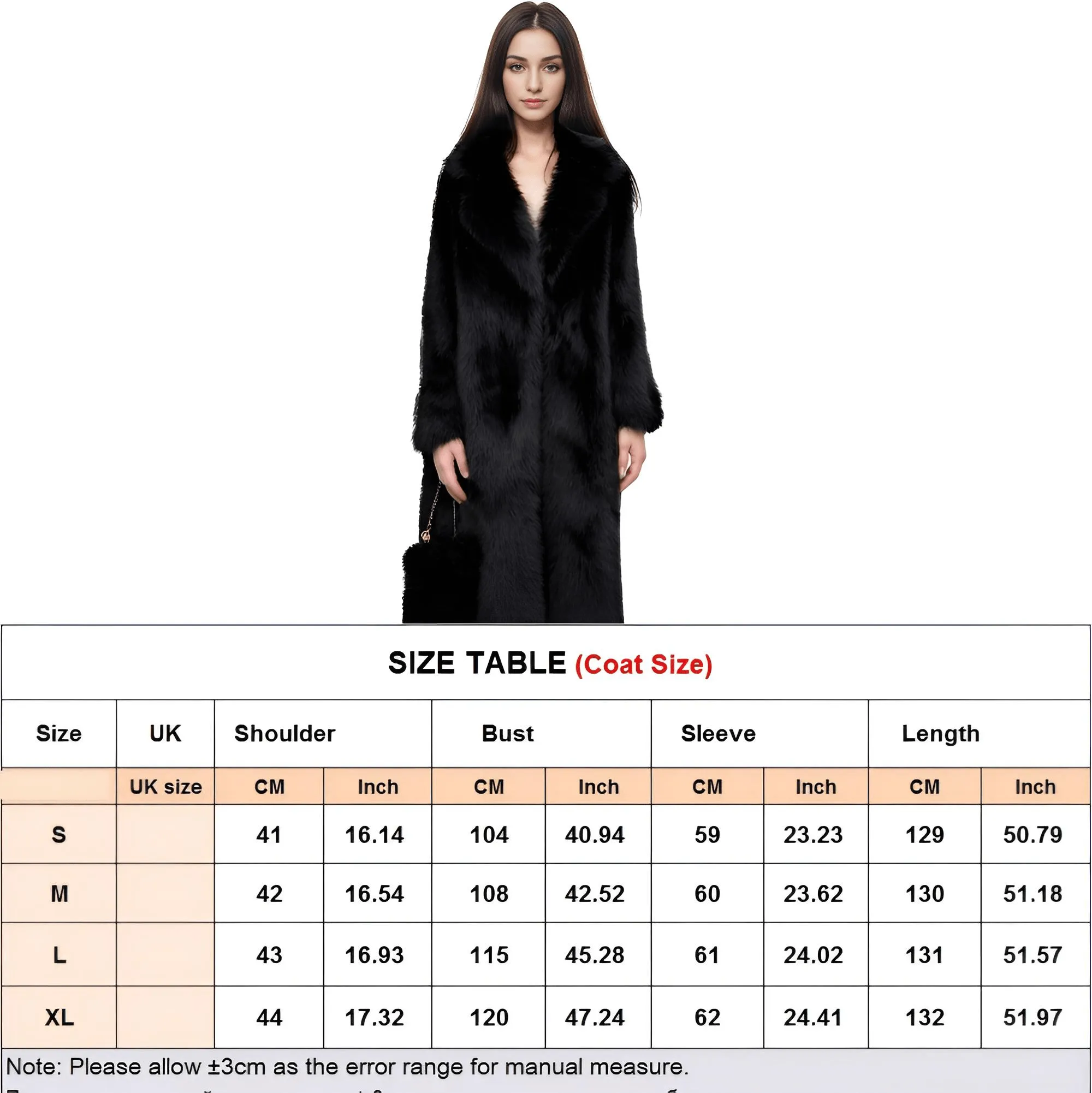 Fluffy Super Long Fur Coats Women's Jacket Winter Lapel Thick Faux Fur Coats Jacket for Women Outerwear