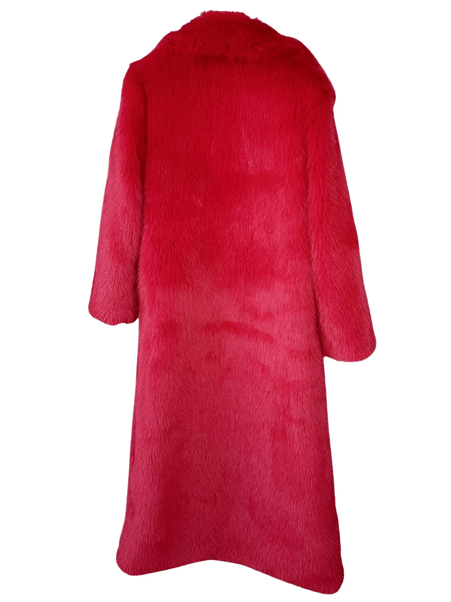 Fluffy Super Long Fur Coats Women's Jacket Winter Lapel Thick Faux Fur Coats Jacket for Women Outerwear