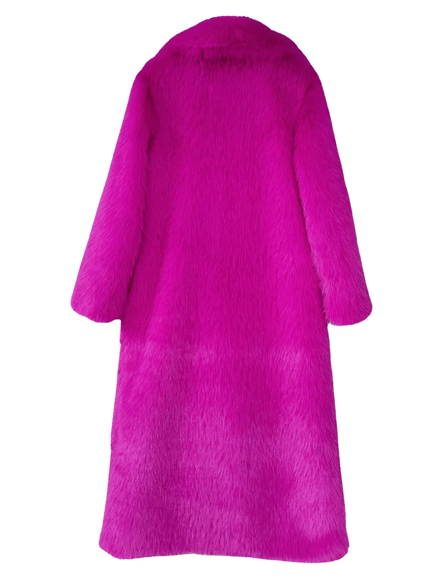 Fluffy Super Long Fur Coats Women's Jacket Winter Lapel Thick Faux Fur Coats Jacket for Women Outerwear