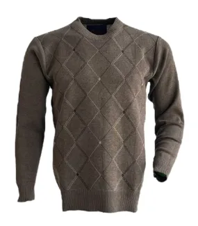 Maison Leneveu Sugar Bruno Long Sleeve Crew Neck Sweater