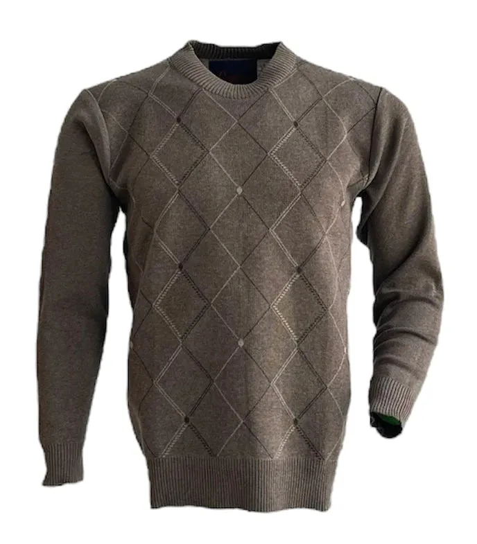 Maison Leneveu Sugar Bruno Long Sleeve Crew Neck Sweater