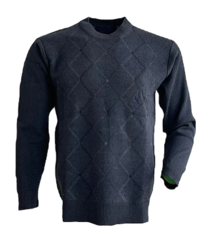 Maison Leneveu Sugar Bruno Long Sleeve Crew Neck Sweater