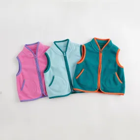 MARC & JANIE Boys Girls Polar Fleece Vest 231282