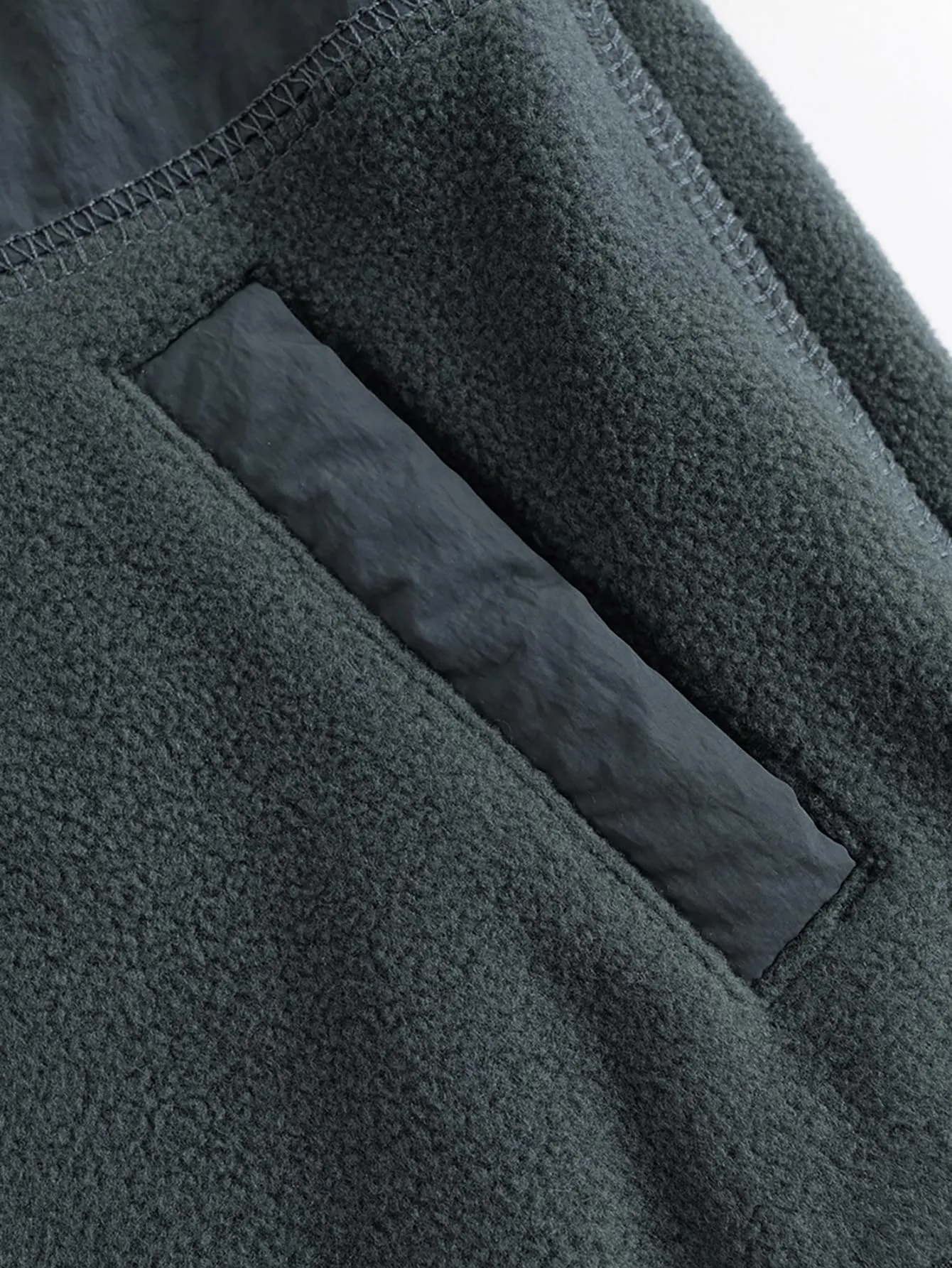 MARC & JANIE Boys Patchwork Fleece Full-Zip Vest 241156