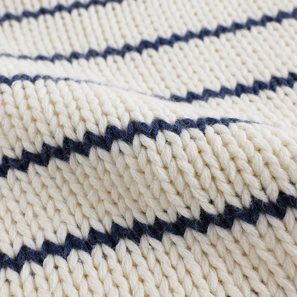 MARC & JANIE Girls Blue White Striped Knit Vest 541881