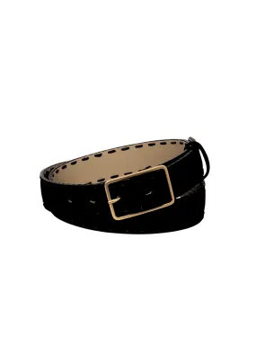 Maria Suede Belt Black