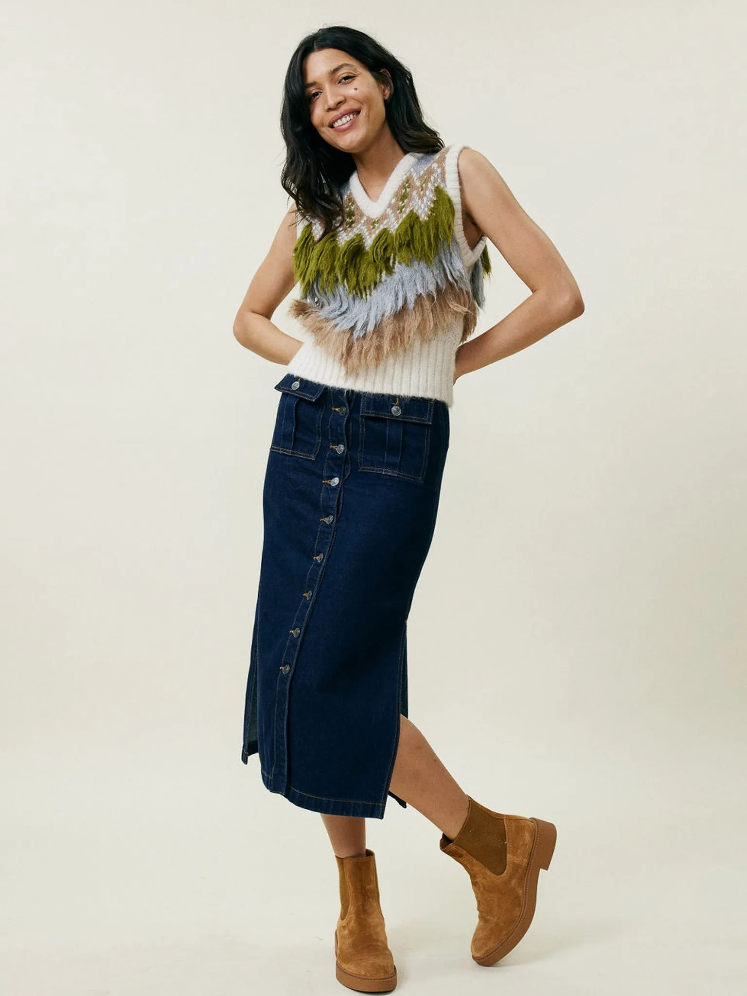 Mariel Fluffy Vest