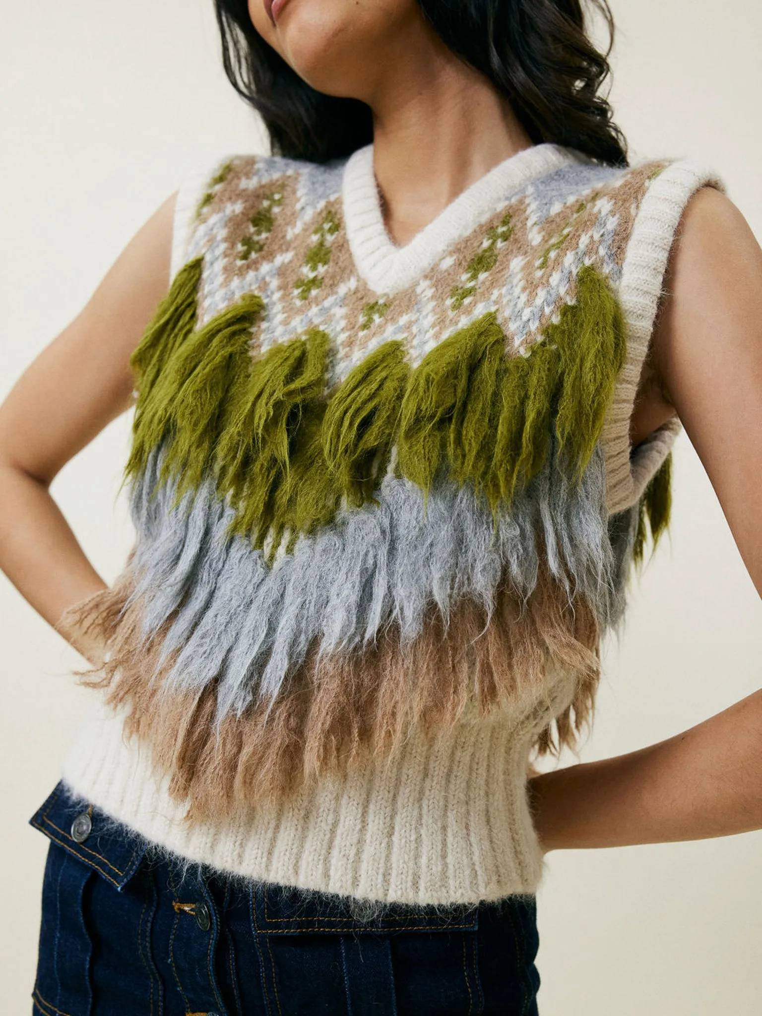 Mariel Fluffy Vest