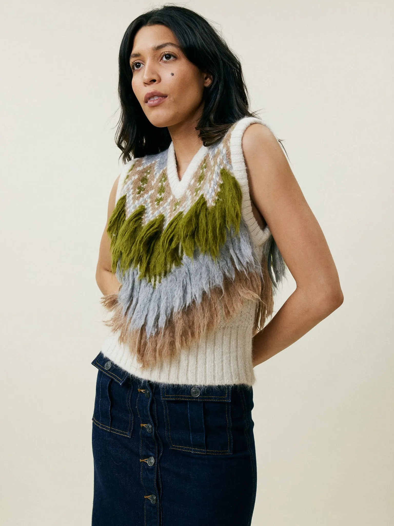 Mariel Fluffy Vest