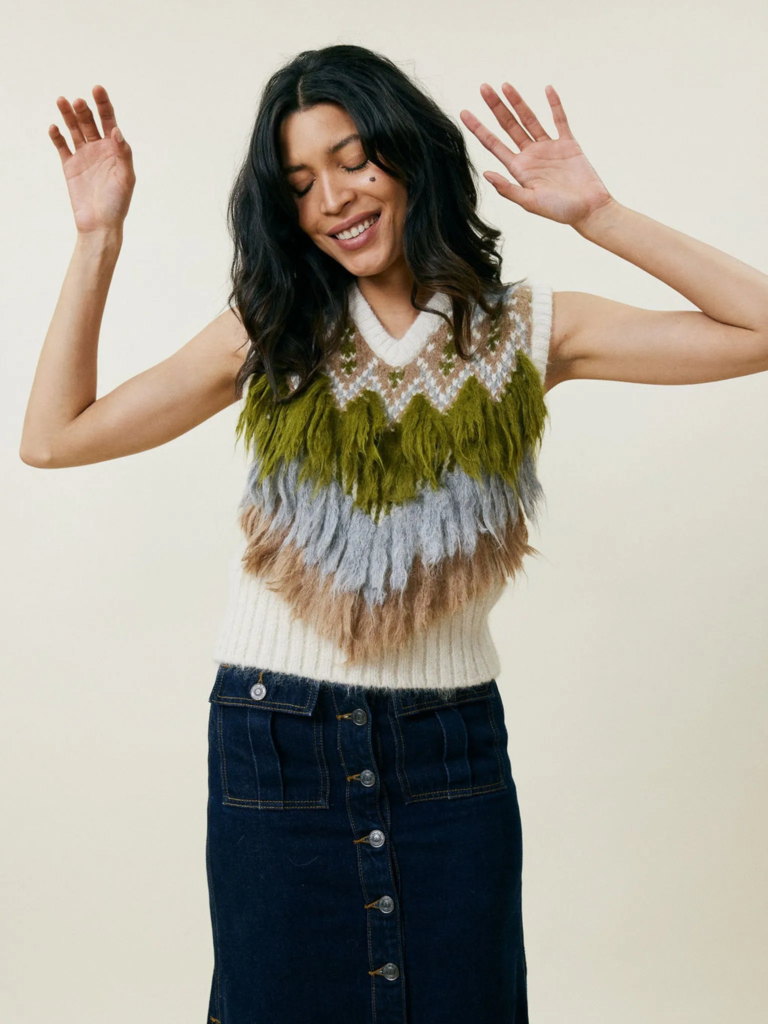Mariel Fluffy Vest