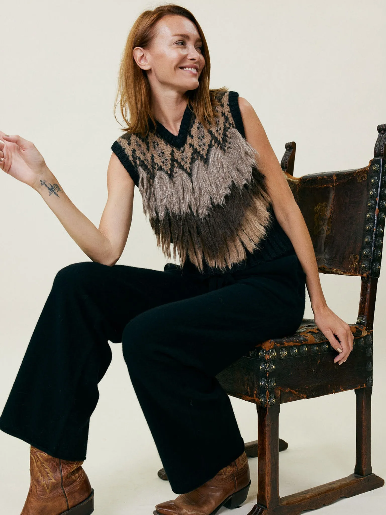 Mariel Fluffy Vest