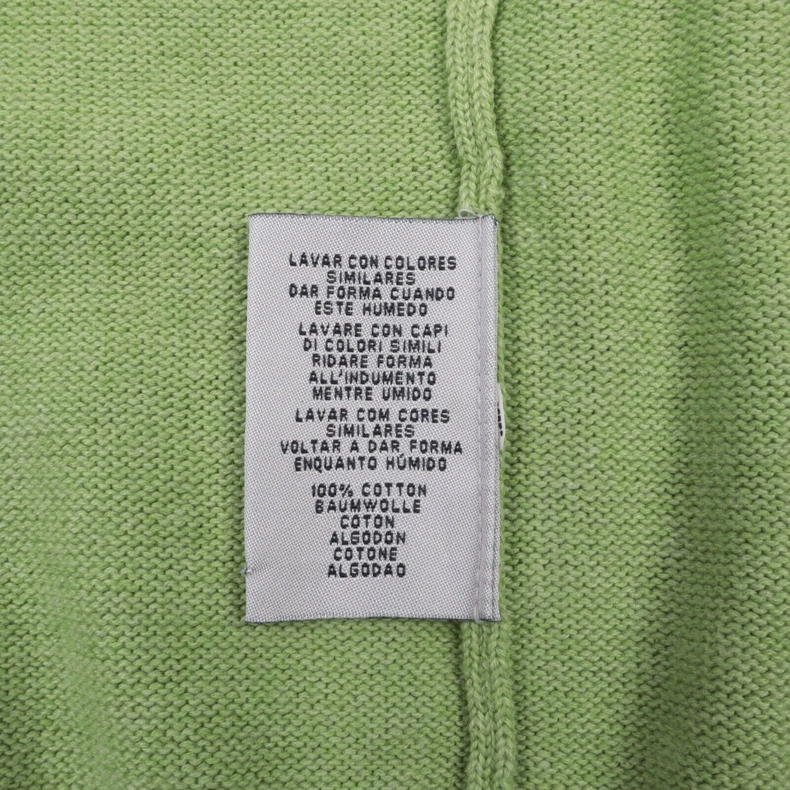 Men's GANT Green Cotton V Neck Jumper Vest Size M