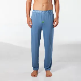 Men's Soft Bamboo Knit Sleep Pants - Blue