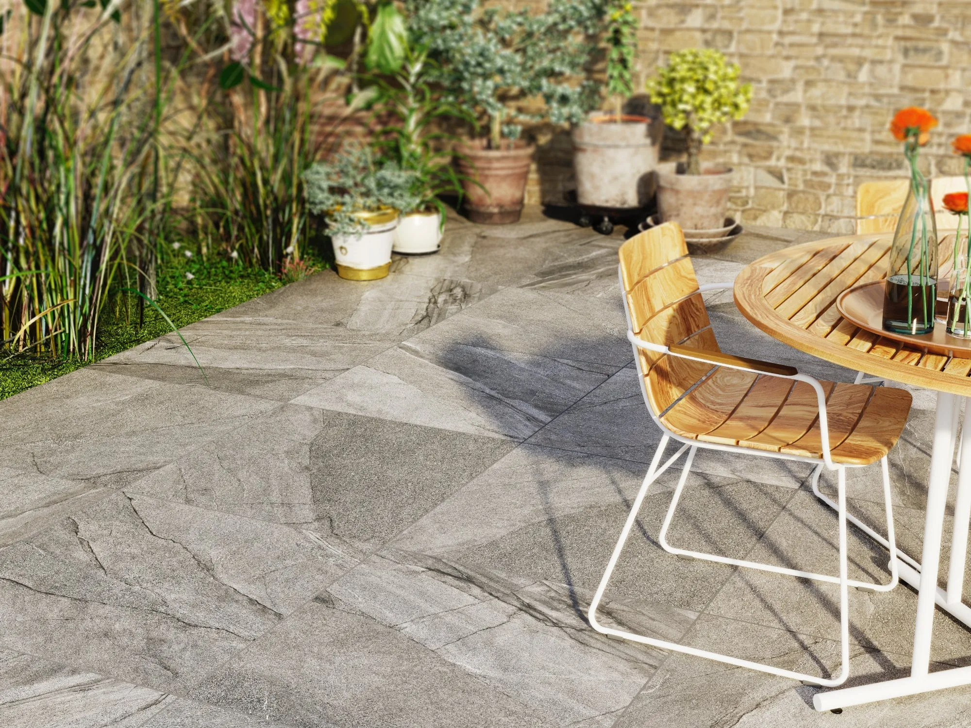 Newton Grey 2CM Outdoor Porcelain Tile