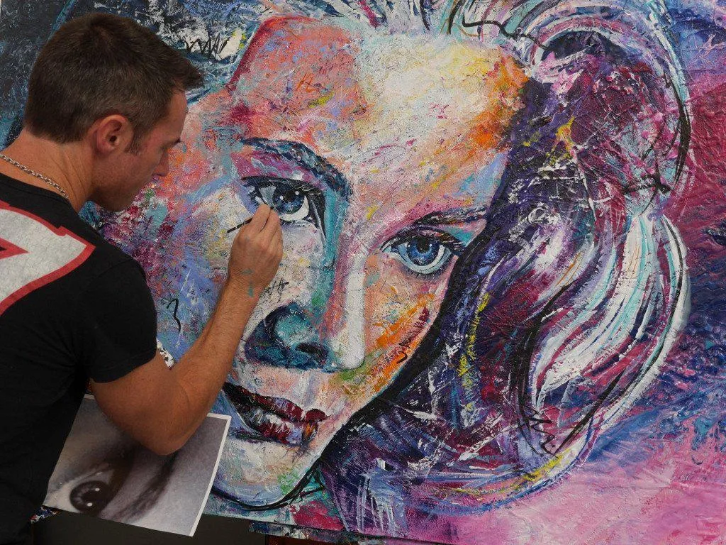 Princess Grace 190cm x 100cm Grace Kelly Painting (SOLD)