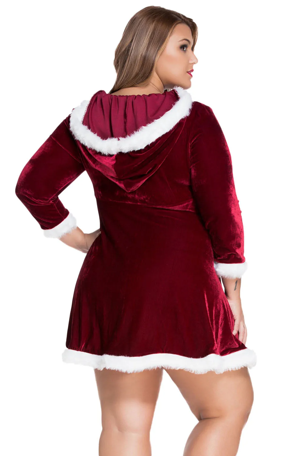 Sexy Plus Size Sexy Santa Christmas Costume