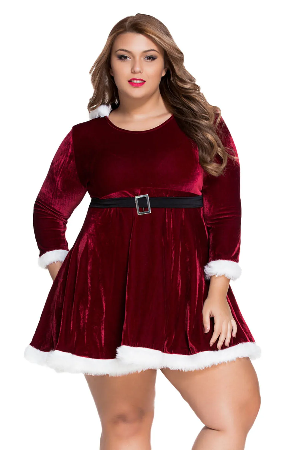 Sexy Plus Size Sexy Santa Christmas Costume
