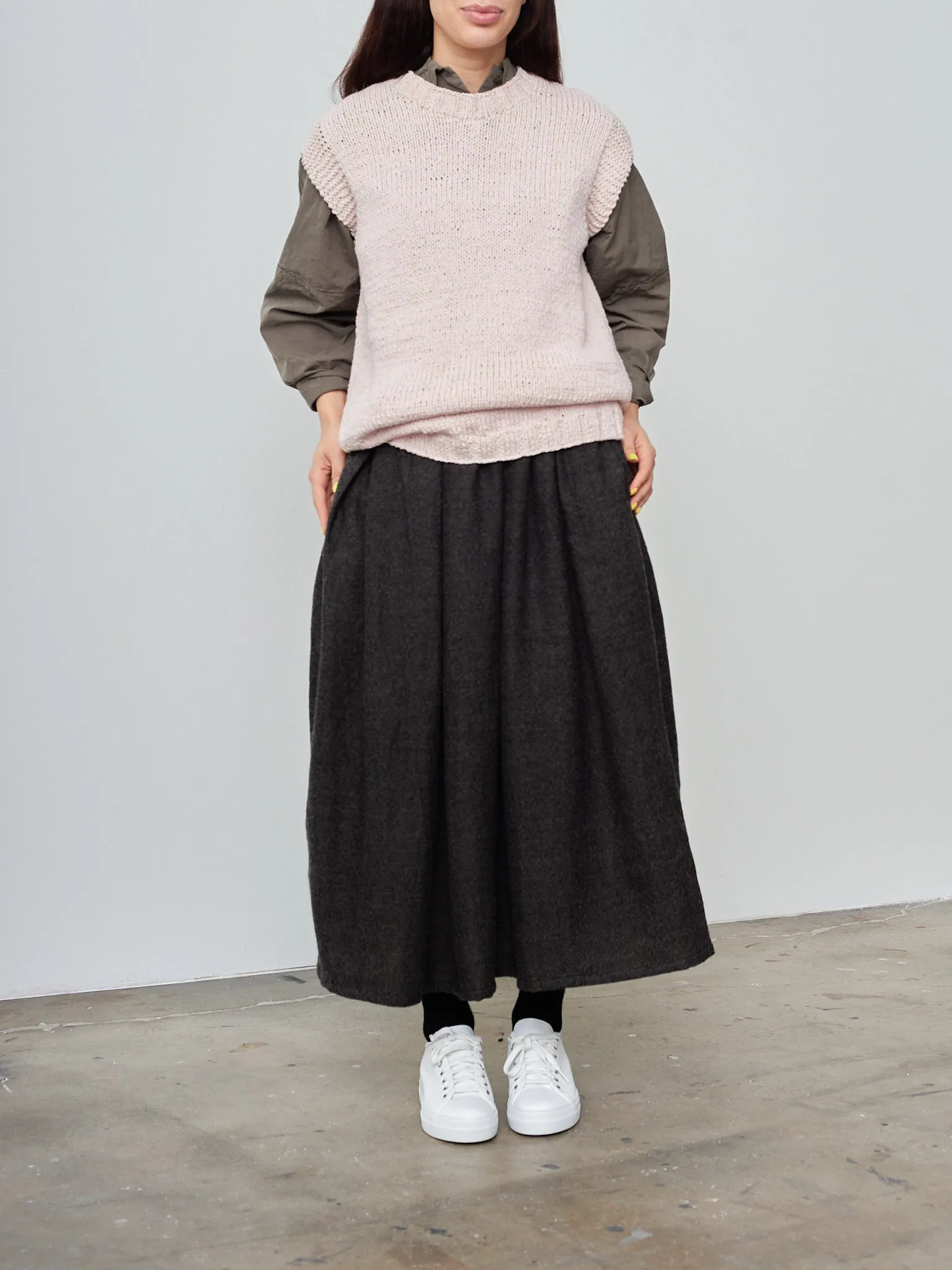 Sleeveless Sweater - Pink