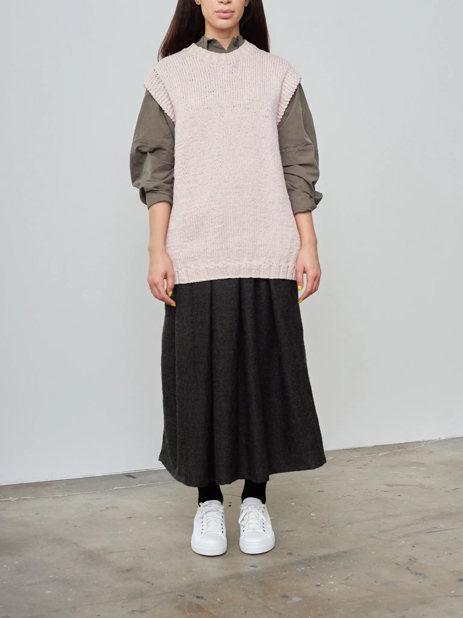Sleeveless Sweater - Pink