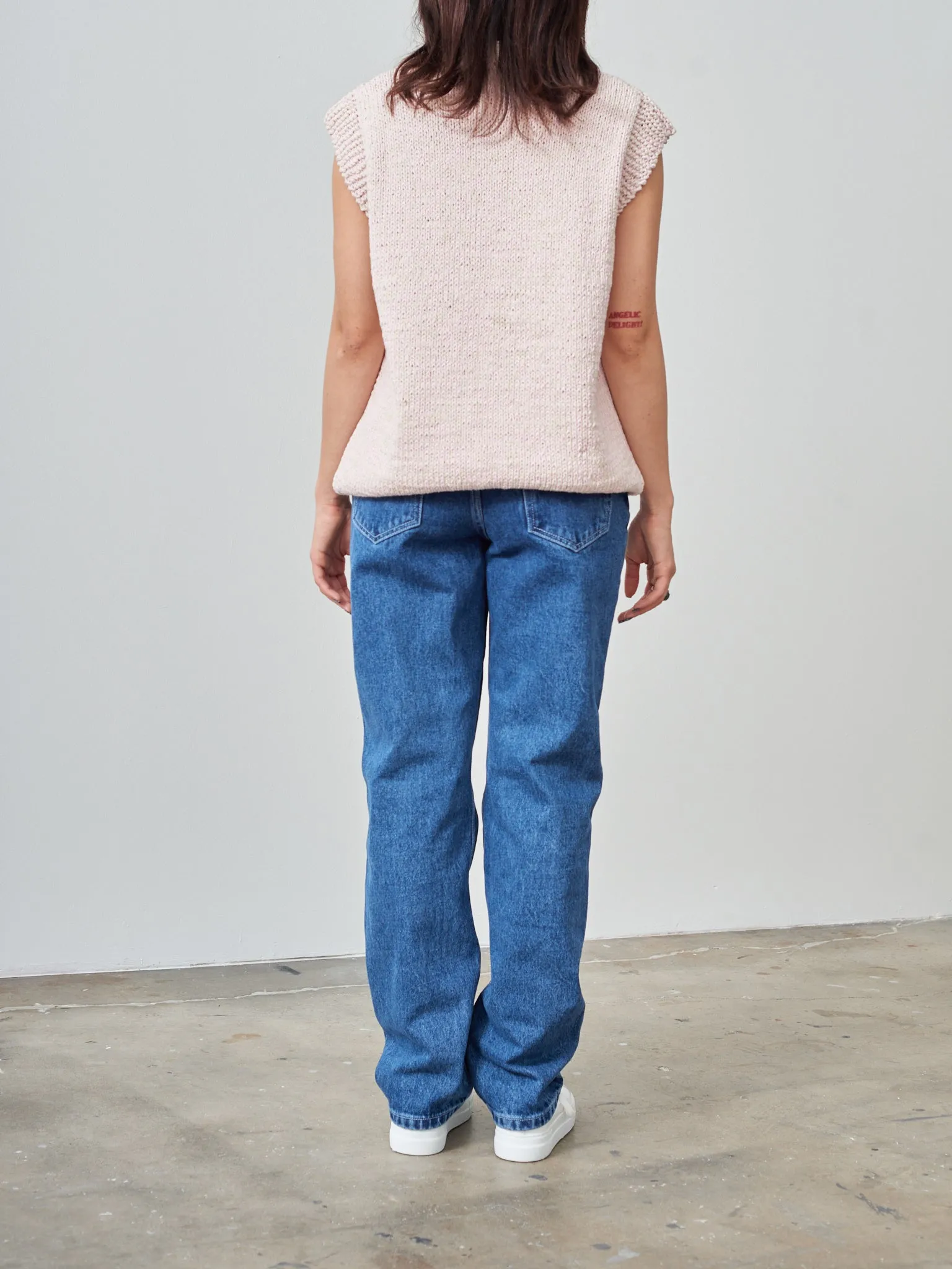 Sleeveless Sweater - Pink