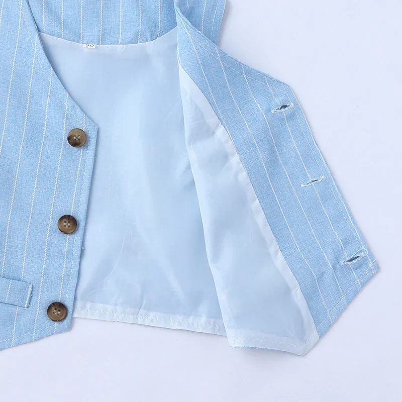 Spring Autumn Baby Boys Gentleman Style Clothes Sets