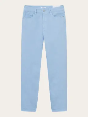 STELLA tapered Twill Pants - Airy Blue