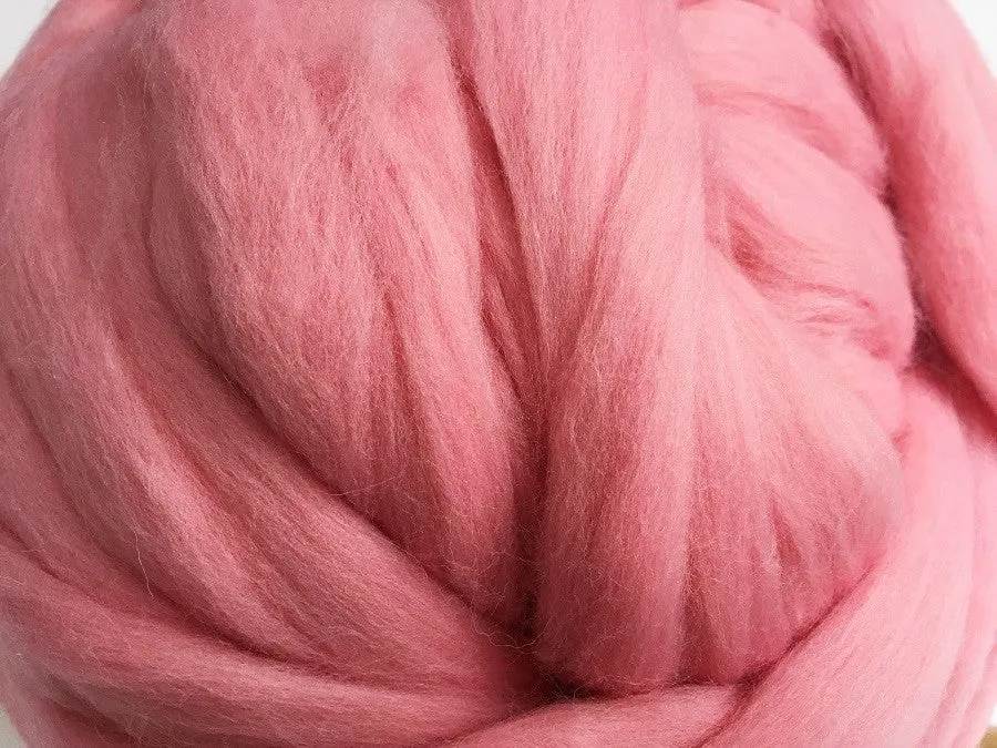 Super Chunky 100% Merino Wool Yarn. Pink